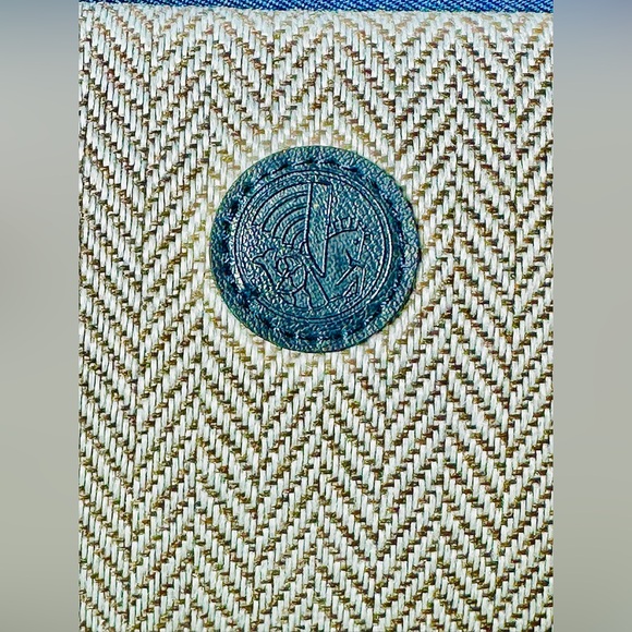 CLARINS Air France inflight blue & grey fabric zip amenity kit - Picture 3 of 12